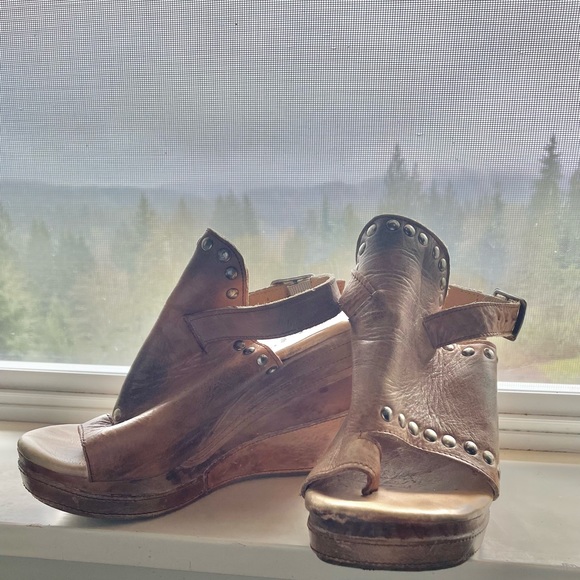 Bed Stu Shoes Bed Stu Wedge Sandals Poshmark